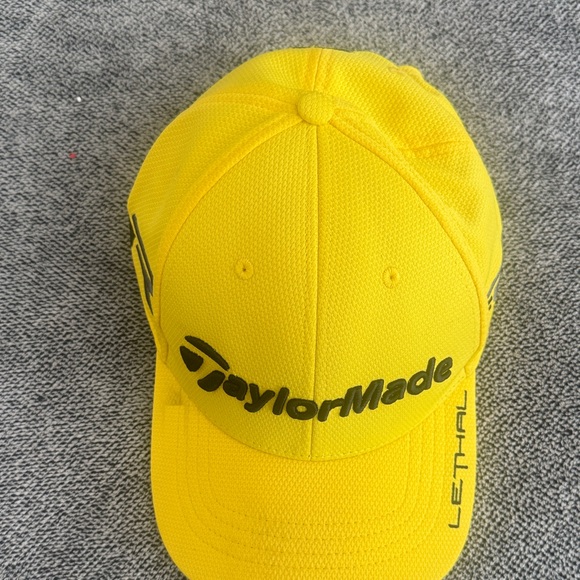 TaylorMade Bright Yellow Golf Cap - Picture 4 of 11